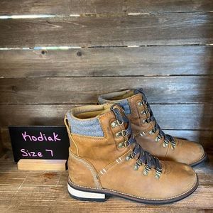 Womens Kodiak Surrey II 2 Waterproof Leather Hiking‎ Lace Up Boots Size 8 M GUC